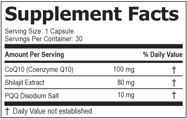 Cardio Clear 7 Supplement Facts
