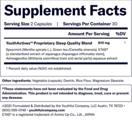 YouthFul-Sleep supplement