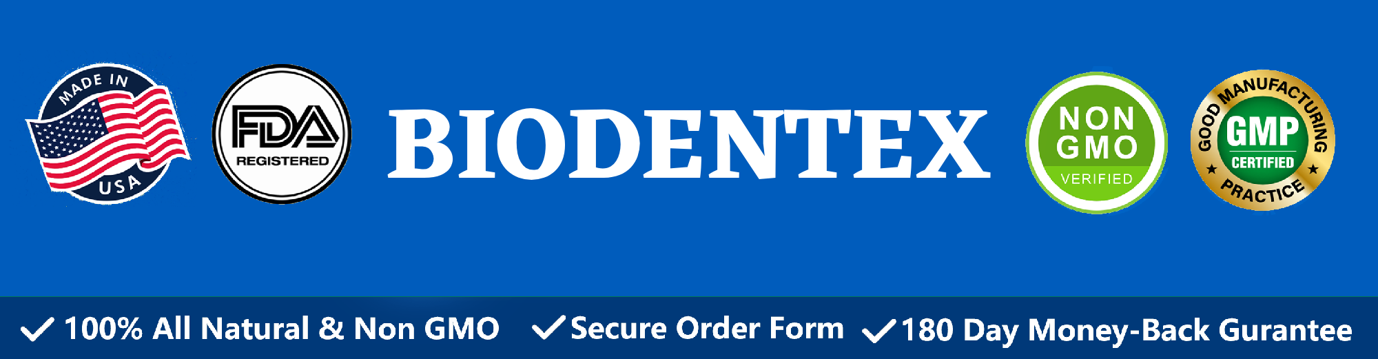 Biodentex - certificate