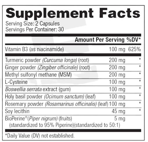 Joint N-11supplement fact